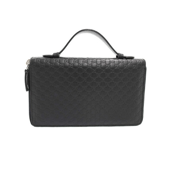 Gucci Document ssima Long Travel Zip Case Micro Wallet - Picture 1 of 8